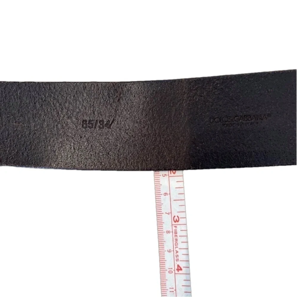 DOLCE GABBANA BROWN BELT